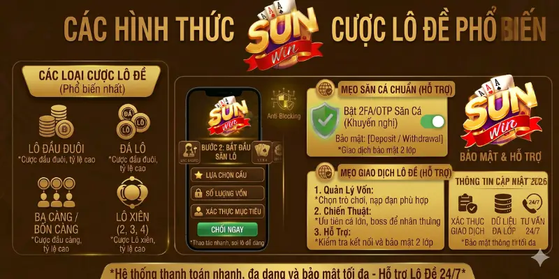 Các hình thức cược Lô đề phổ biến