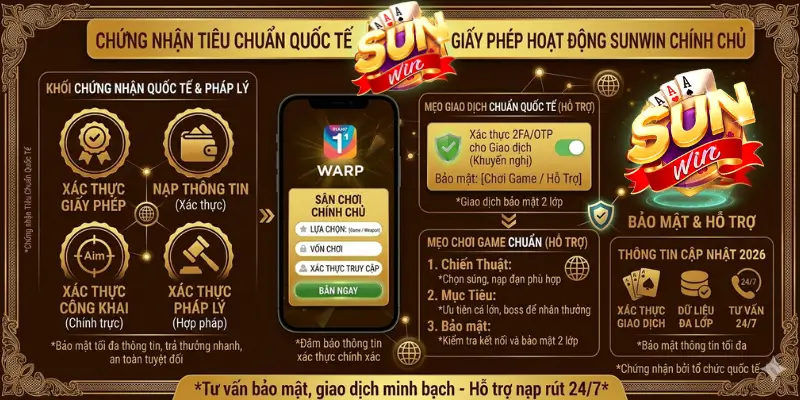 Các tiêu chuẩn quốc tế trong giấy phép hoạt động Sunwin