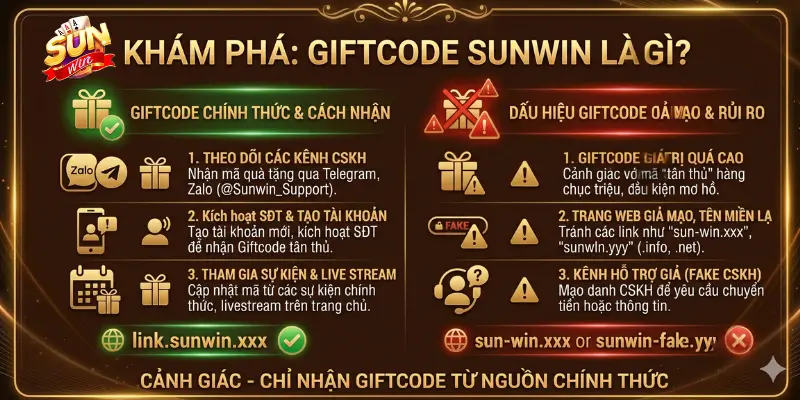 Giới thiệu Giftcode Sunwin
