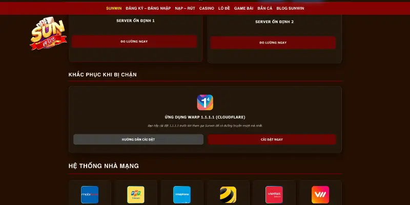 Giới thiệu sơ lược cổng game Sunwin