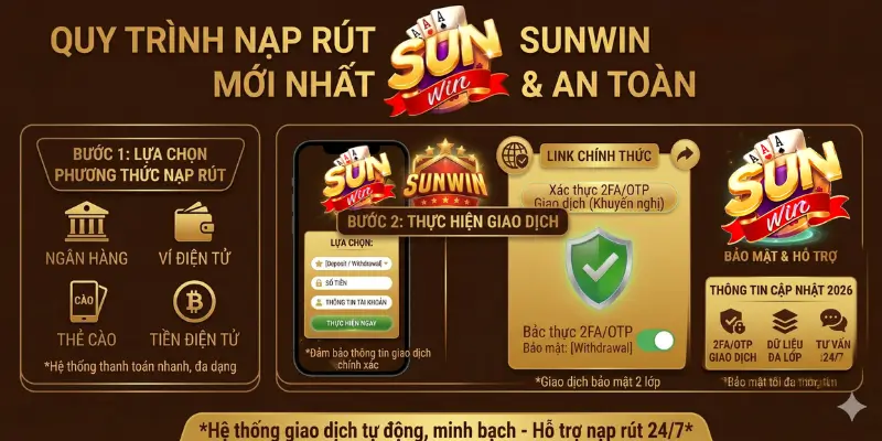 Những quy định về nạp rút tiền Sunwin